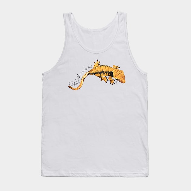 Crested gecko art Tank Top by austinmg